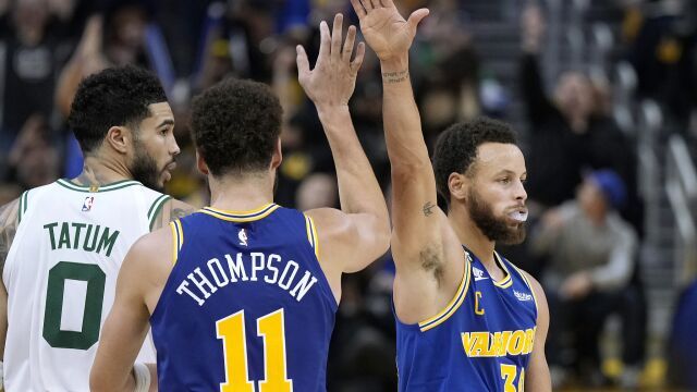 凯尔特人107-123勇士 水花兄弟合砍66分轻取绿军