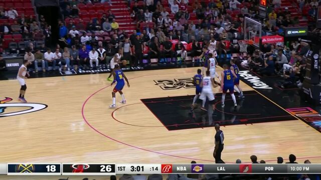 我吃火锅你吃火锅底料！海史密斯凌空追帽直接将球扇飞