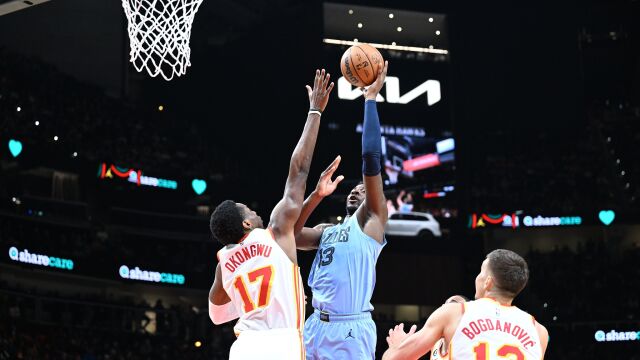 灰熊123-119老鹰 莫兰特27+6灰熊擒老鹰喜迎6连胜