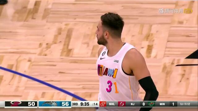 热火vs魔术第3节英文原声回放