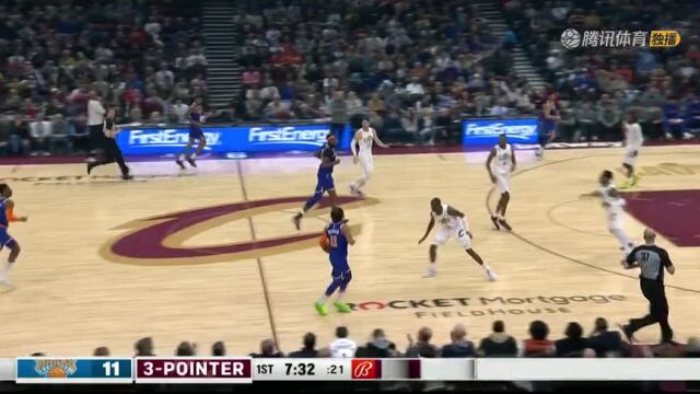 较上劲了！布伦森对飙米切尔外线三分有来有往