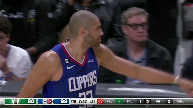 NBA常规赛：凯尔特人vs快船中文解说全场回放