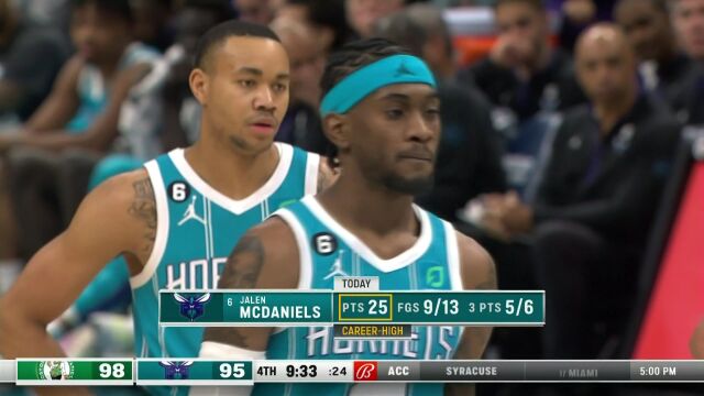NBA常规赛：凯尔特人vs黄蜂第4节 中文解说回放