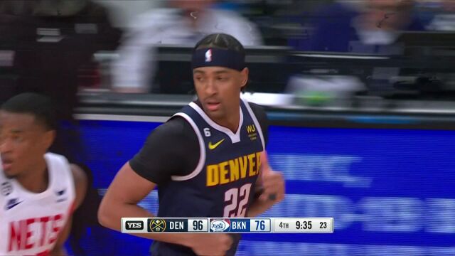 根本拦不住！波普吸引防守妙传纳吉一步登天漂移灌筐