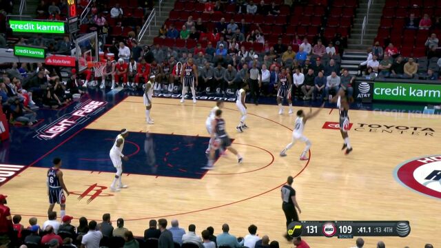 NBA常规赛：爵士vs火箭第4节中文解说回放