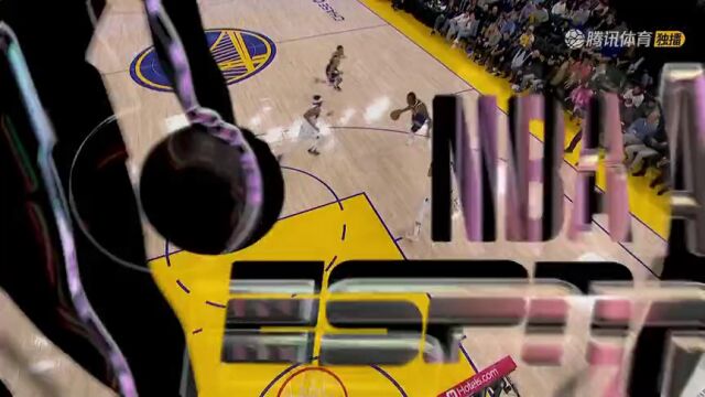 NBA常规赛：独行侠vs勇士第2节中文解说回放