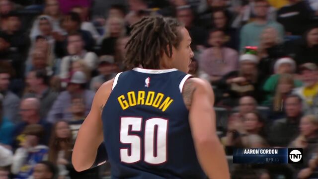 NBA常规赛：独行侠vs掘金第3节英文原声回放