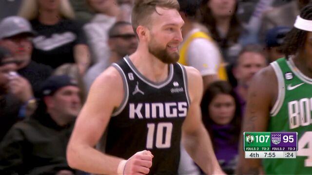 NBA常规赛：凯尔特人vs国王第4节中文解说回放