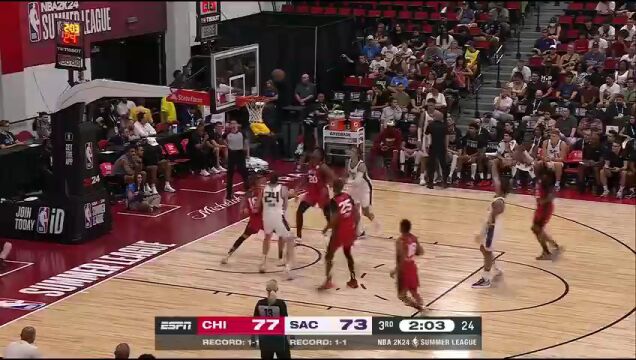 公牛vs国王英文原声全场回放