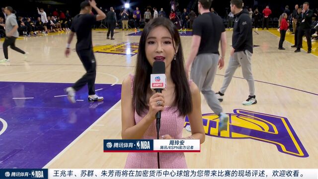 周玲安赛前连线：维金斯出战成疑 场边最贵门票50万元