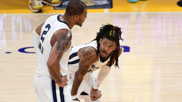 莫兰特vs湖人集锦 19分带伤出战难挽败局