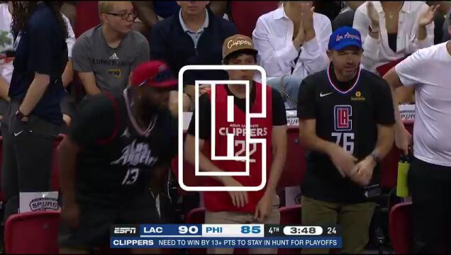 快船vs76人第4节中文解说回放