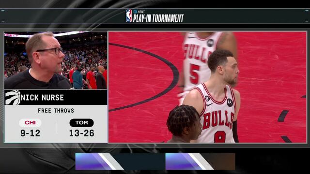 NBA附加赛：公牛vs猛龙第4节中文解说回放