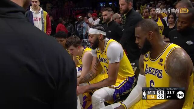 NBA附加赛：森林狼vs湖人第4节英文原声回放