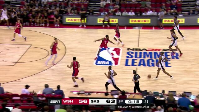 罗林斯积极封盖尚帕尼 约翰尼-戴维斯快攻篮下上篮