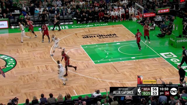 开启追分模式！布朗外投里突连取五分缩小分差