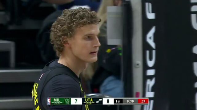 雄鹿vs爵士第1节中文解说回放