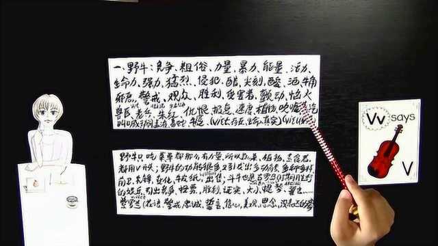 V英文字母的来历 小字母大智慧 译丹英文课