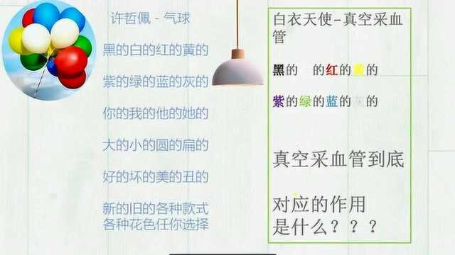 名师有约—真空采血管分类