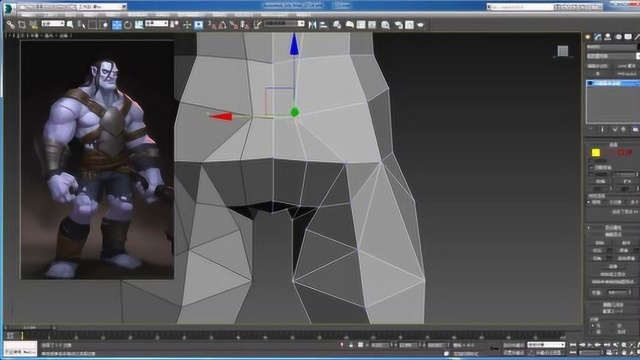 3Dmax角色建模哲学男的人体结构讲解