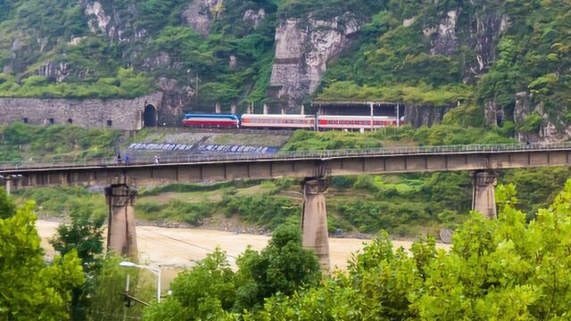 中国修建最“难”的铁路,跨过渭河穿越秦岭,被誉为铁路史上的奇迹!