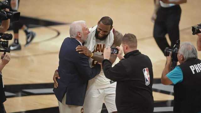 NBA兴衰史!波波老爷子四次流泪,战胜热火呆呆退役,为她而深情