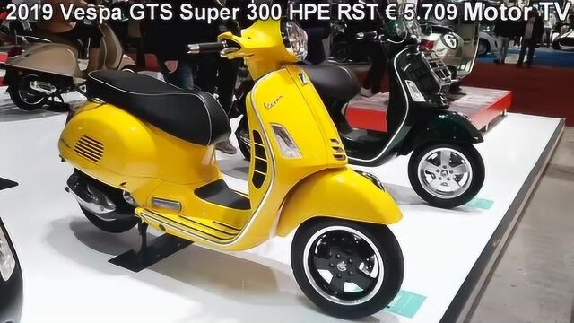 Vespa 2019最新款的8款 Vespa踏板车韦士伯