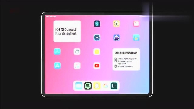 苹果iOS13,概念版视频曝光,分屏功能终于来了?