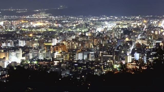 航拍日本京都大阪神户夜景,完美的城市规划,国内没一个能比的