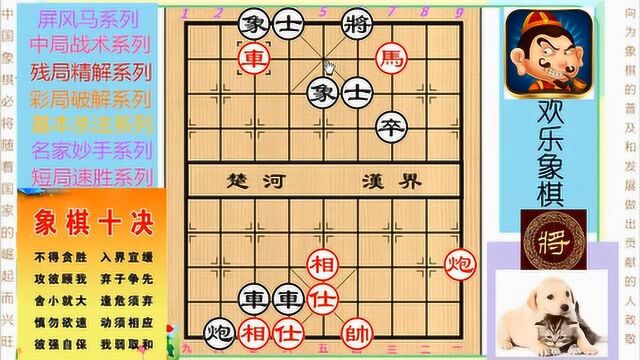 李德林编著《象棋杀着大全》视频精讲版第18章:车马炮类合集4