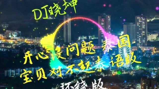 DJ晓坤宝贝对不起泰语版+开心没问题泰国