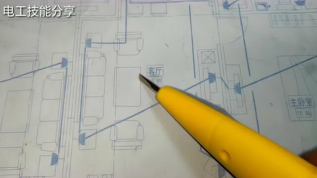 电工知识:插座平面图上都是什么插座?分了几个回路?涨知识