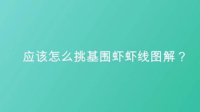 应该怎么挑基围虾虾线图解?