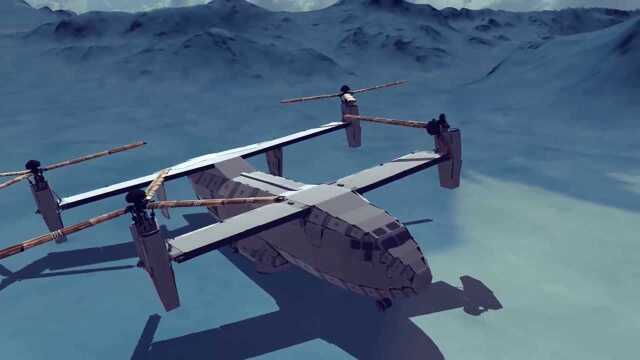 Besiege围攻:飞机飞行途中发生意外,成功迫降4