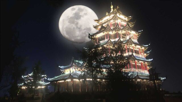 重庆主城区被低估的景点,鸿恩寺森林公园,夜景有宫崎骏风格不输洪崖洞