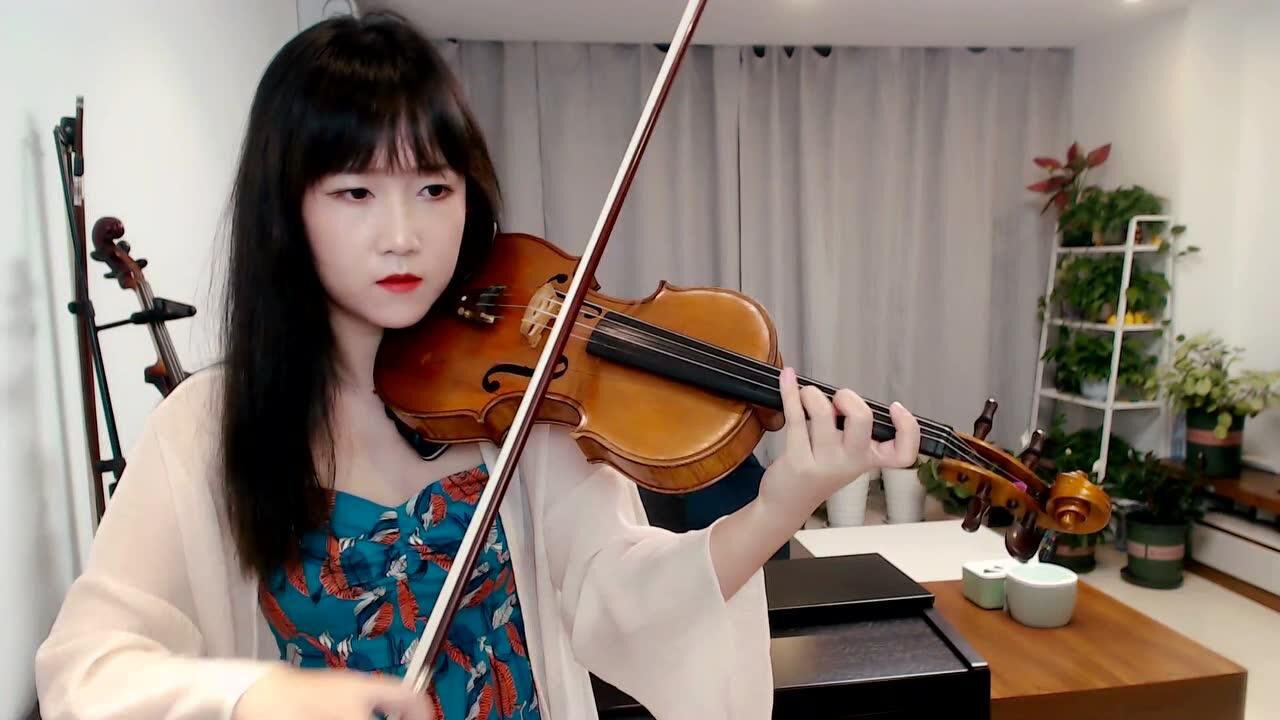 揉揉酱演奏dancingwithyourghost小提琴版自制小提琴谱