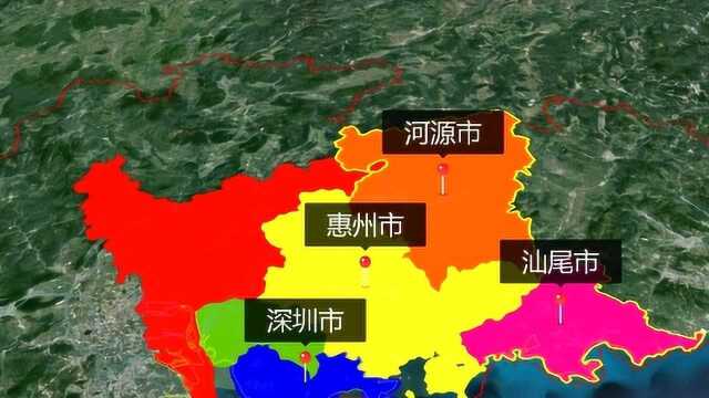 惠阳地区拆分成五座城市,现在有一座还是一线城市