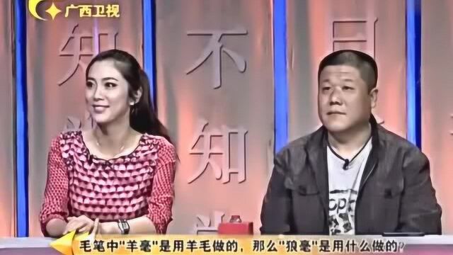 原来黄鼠狼的毛可以做毛笔,马未都告诉你什么是狼毫