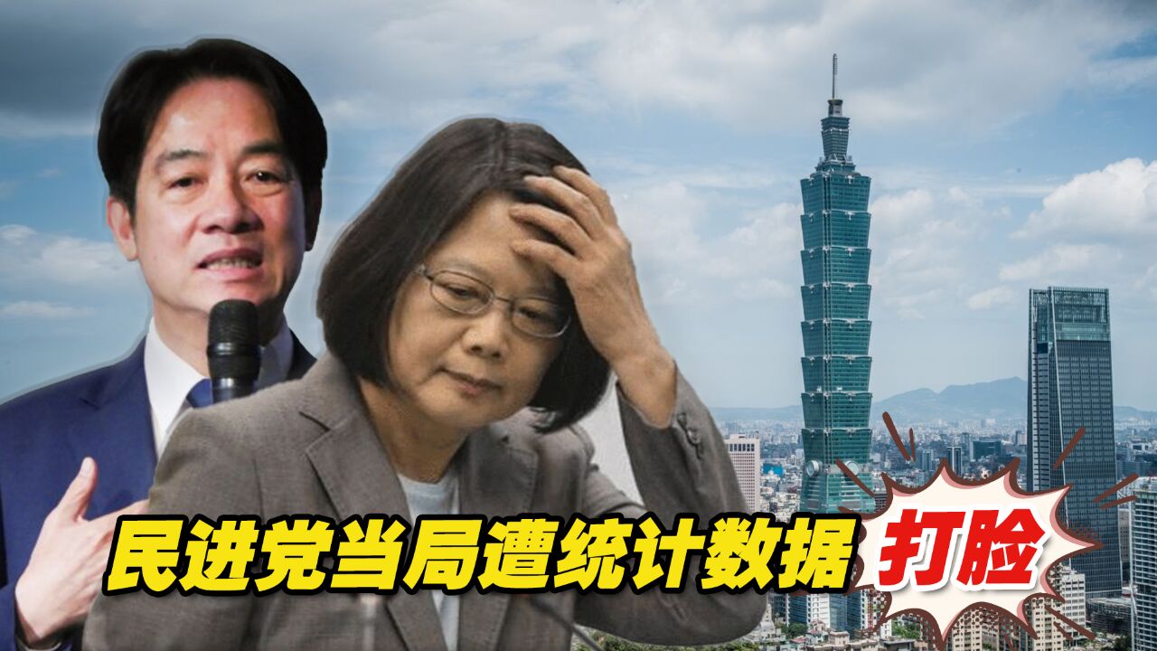 民进党当局总是鼓吹“台湾经济表现亮眼”,遭统计数据打脸