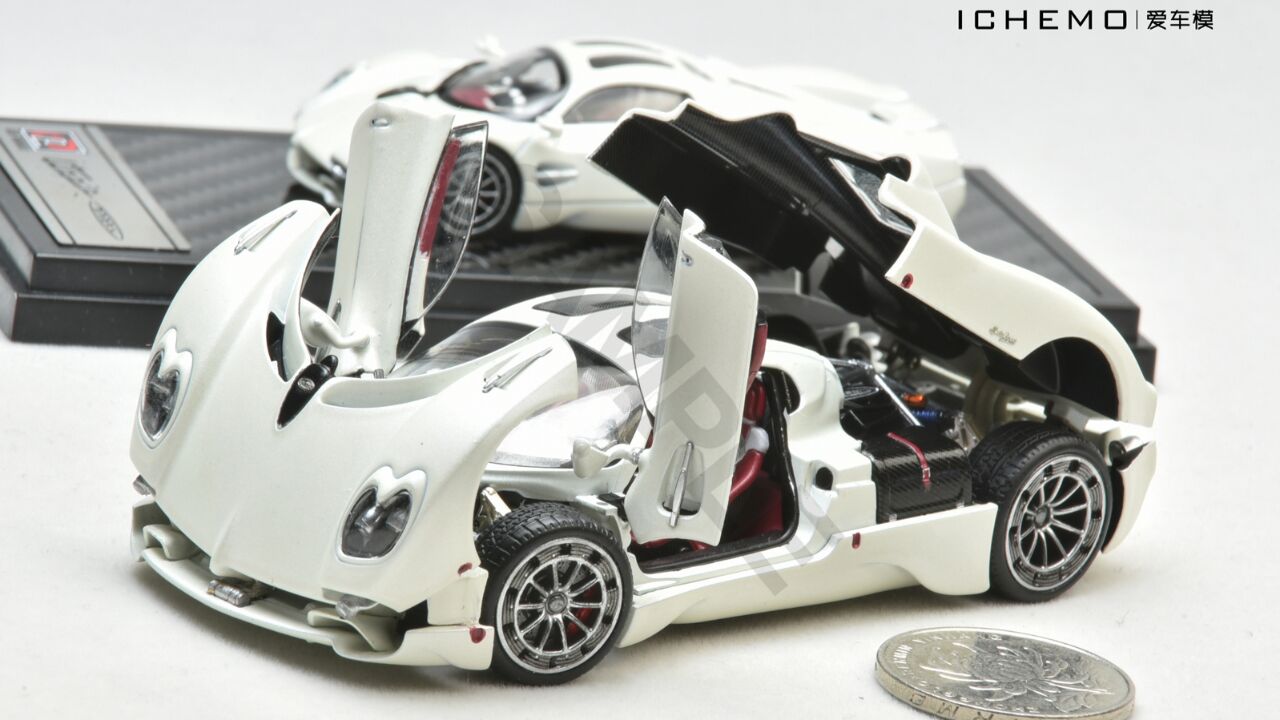 LCD 1:43 合金全开 Pagani Utopia 装饰板样品模型