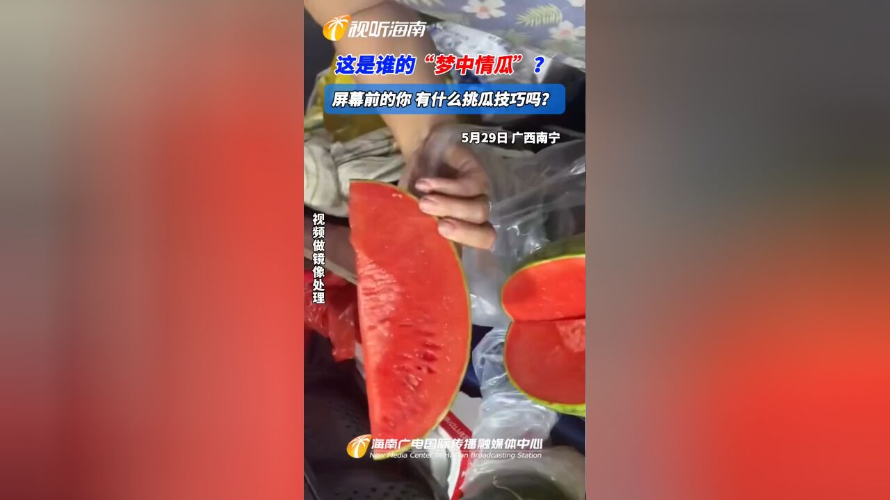 这是谁的“梦中情瓜”?