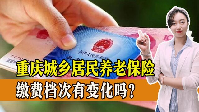 2023重庆城乡居民养老保险,缴费档次有几个?补贴标准如何?