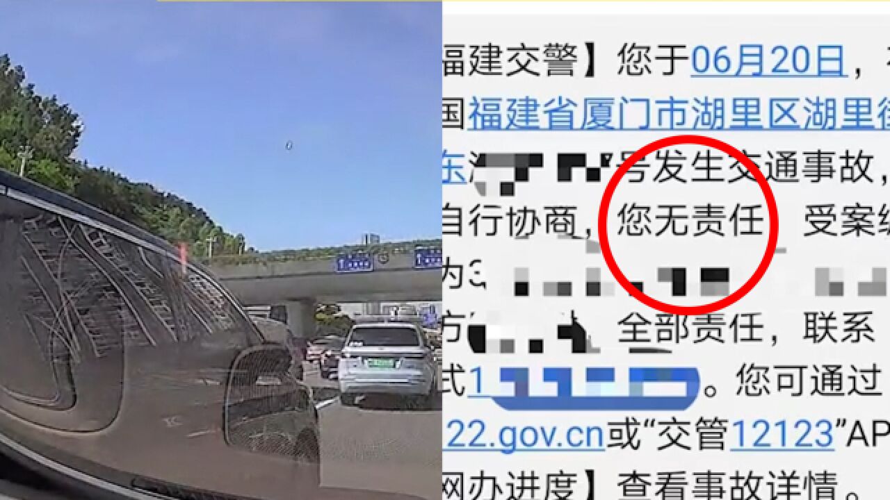 男子遭车突然变道逼停,怀疑对方赌气致剐蹭 :对方是公务车,他全责