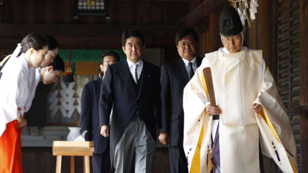 2012年,安倍晋三参拜靖国神社,还说出令人愤怒的话!