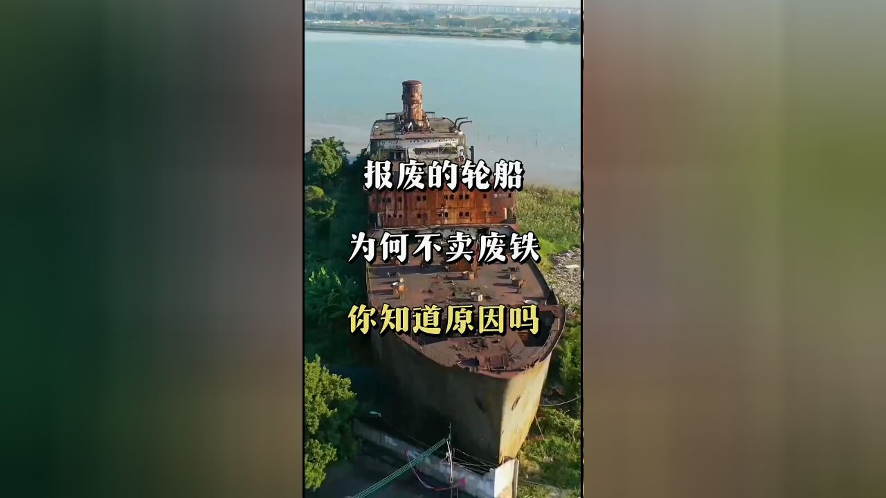 废弃轮船的秘密:宁愿闲置岸边也不愿成为废铁的背后原因