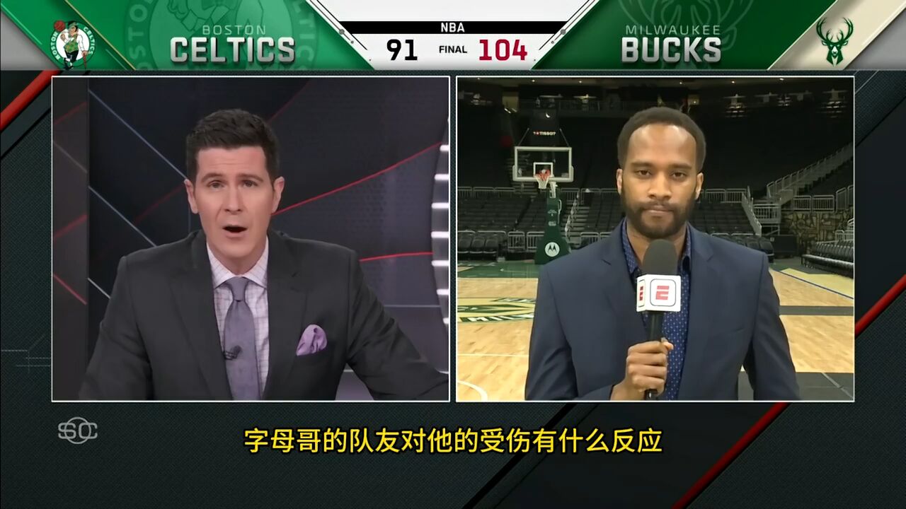 NBA大嘴巴|雄鹿队记:字母哥的伤病令所有人担忧,希望能在季后赛复出