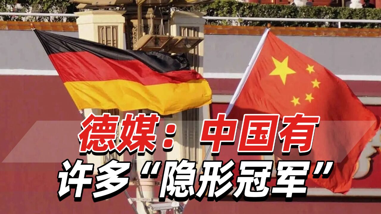 德国在华经理人:中国有许多“隐形冠军”,德国必须防止自满情绪