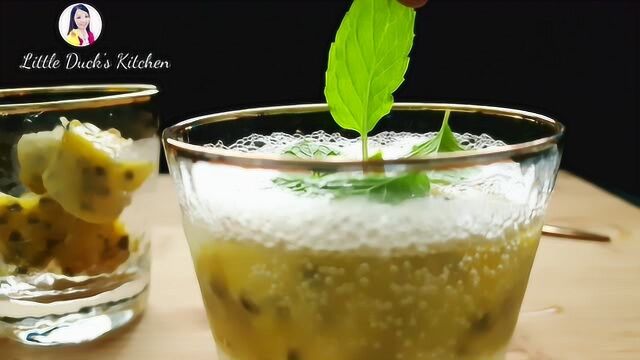 百香果Mojito,一款非常好喝的饮料