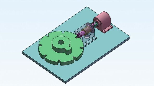 SolidWorks机械动画,电磁铁往返式锁紧机构演示