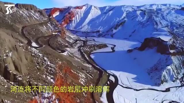 “神奇秘境”冬日塔城乌沙安集海大峡谷